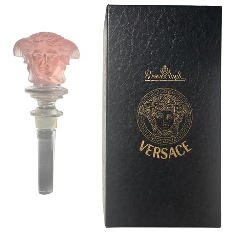 versace wine stopper price|Versace rosenthal crystal bottle stopper.